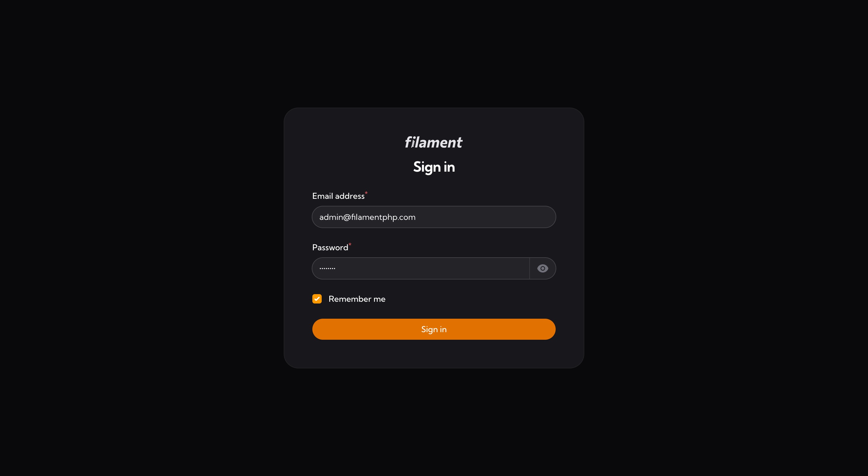 Authentication Dark